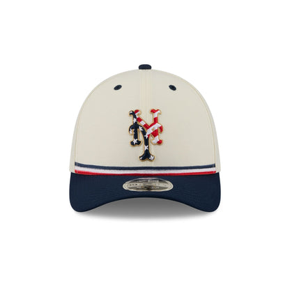 New York Mets Independence Day 2026 39THIRTY M-Crown Stretch Fit Hat