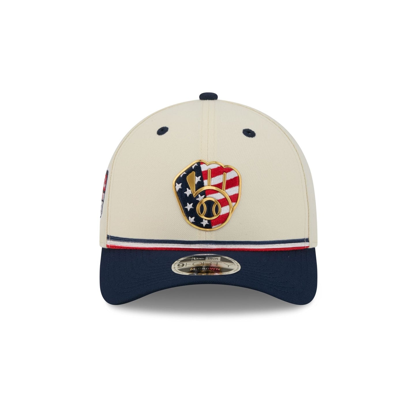 Milwaukee Brewers Independence Day 2026 9FORTY M-Crown Snapback Hat