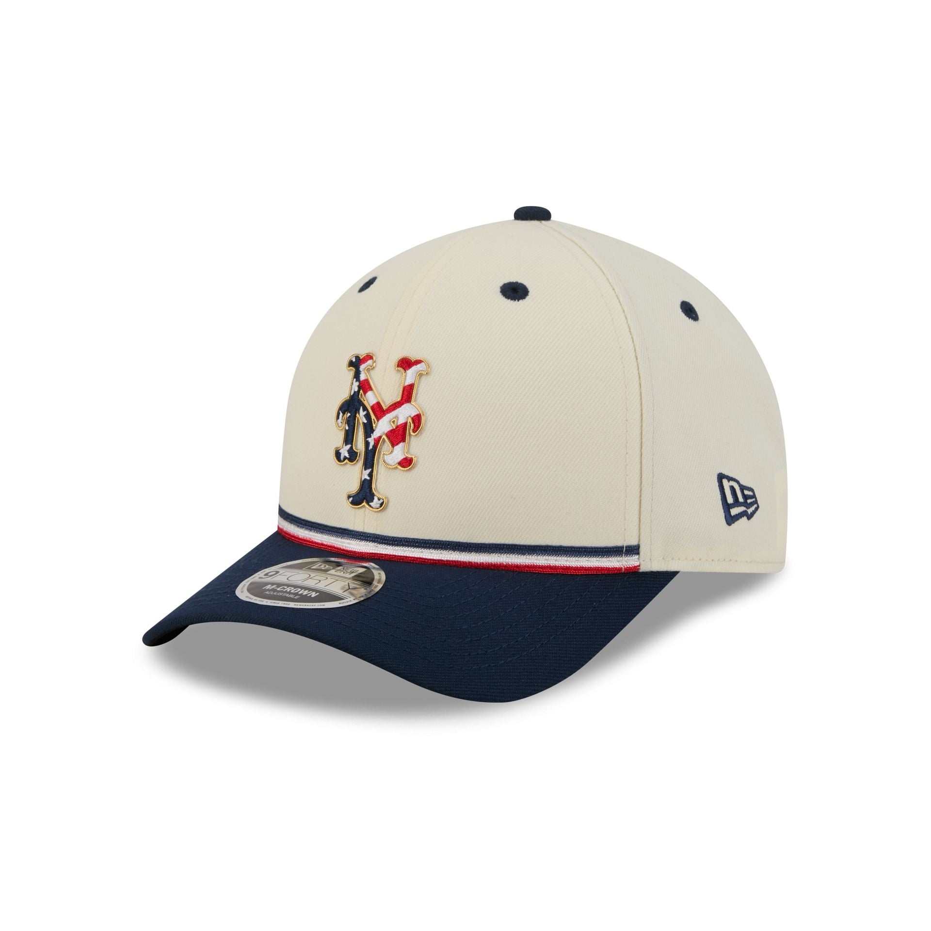 New York Mets Independence Day 2026 9FORTY M-Crown Snapback Hat