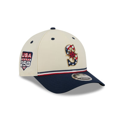 Seattle Mariners Independence Day 2026 9FORTY M-Crown Snapback Hat