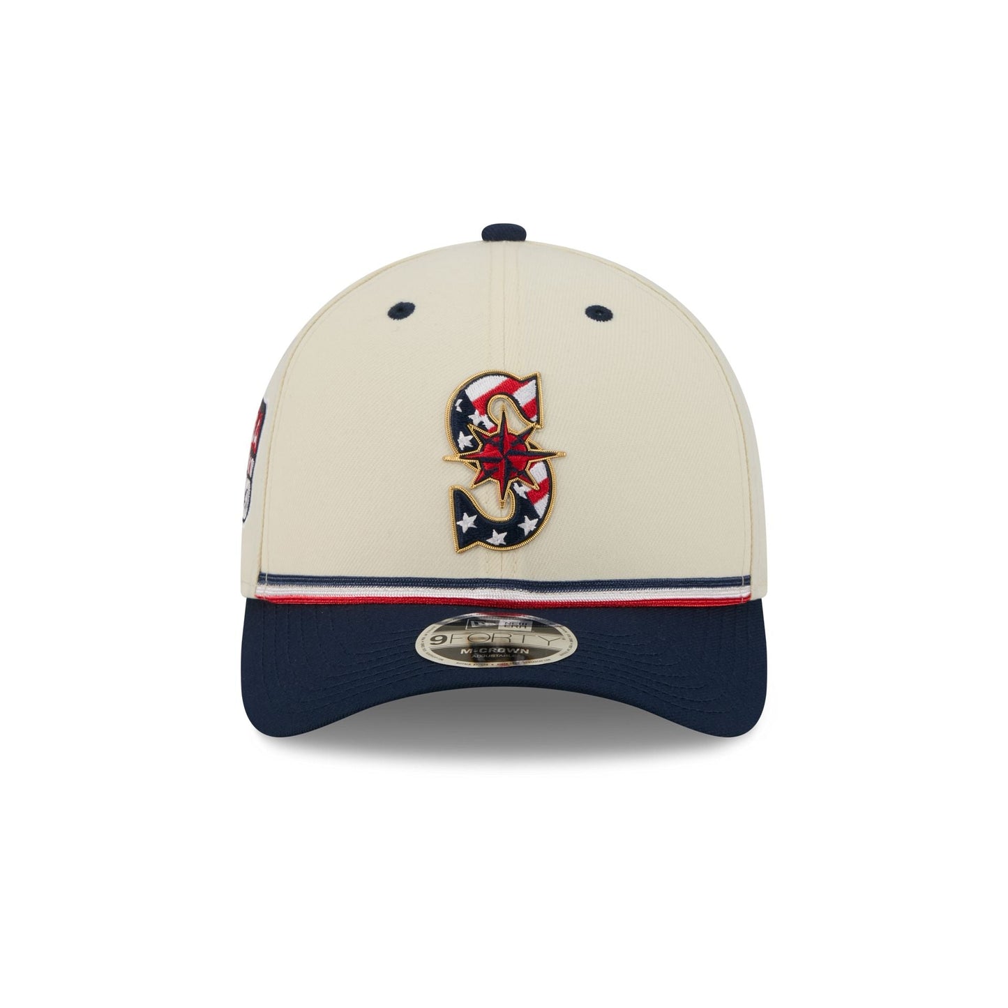 Seattle Mariners Independence Day 2026 9FORTY M-Crown Snapback Hat