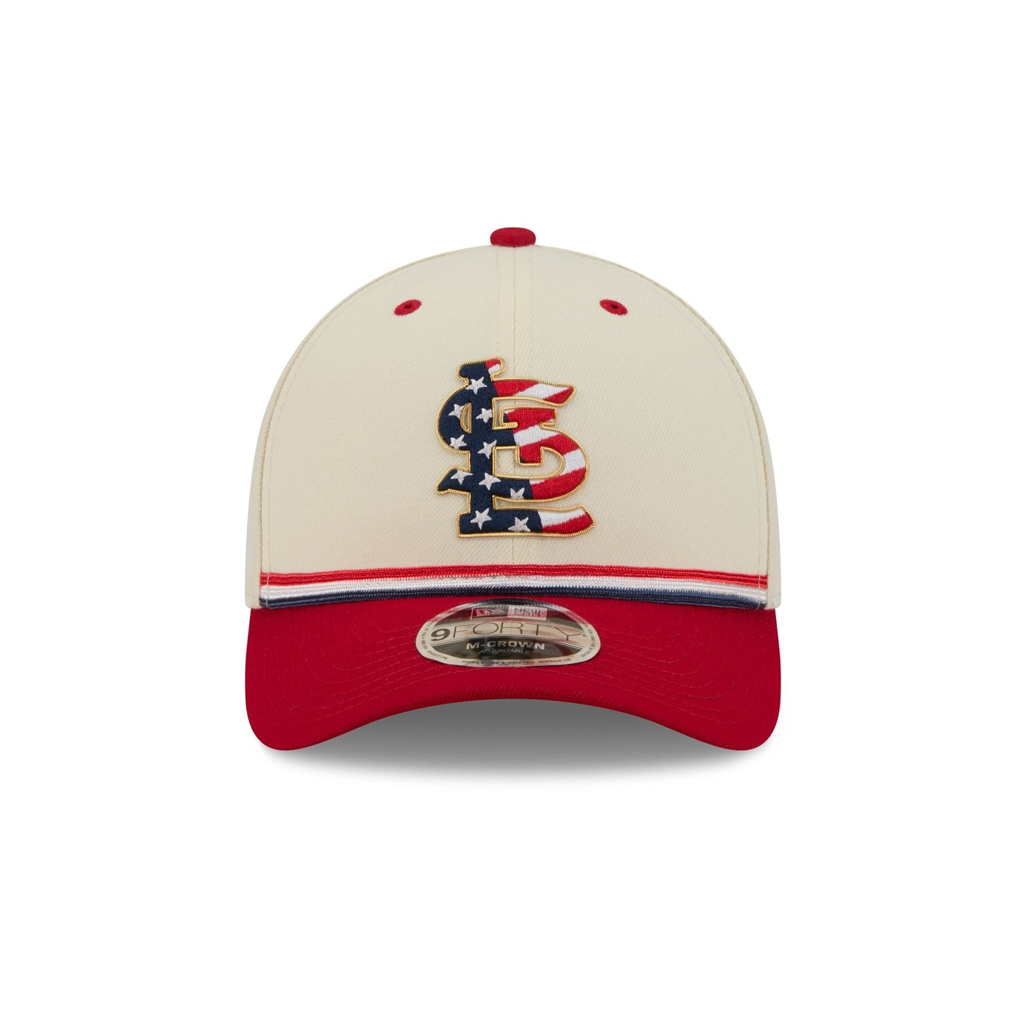 St. Louis Cardinals Independence Day 2026 9FORTY M-Crown Snapback Hat