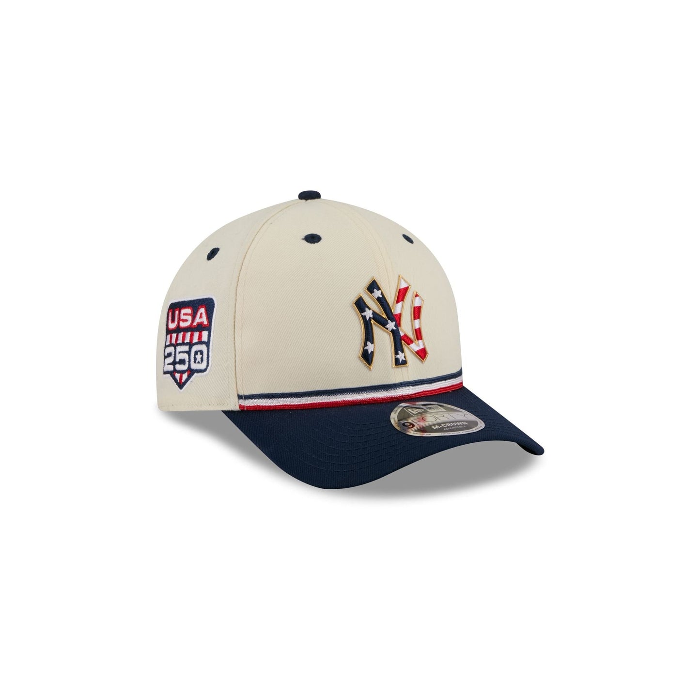 New York Yankees Independence Day 2026 Kids 9FORTY M-Crown Snapback Hat