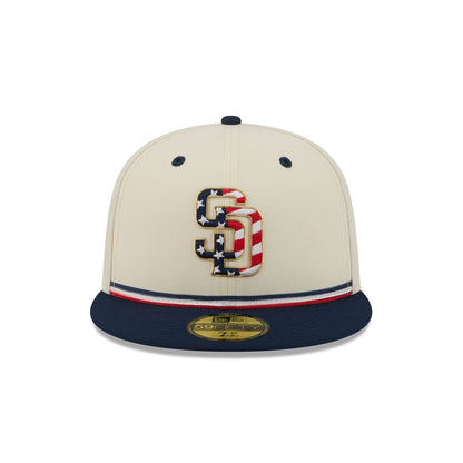 San Diego Padres Independence Day 2026 59FIFTY Fitted Hat