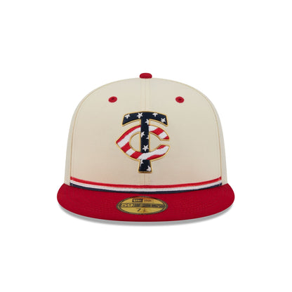 Minnesota Twins Independence Day 2026 59FIFTY Fitted Hat