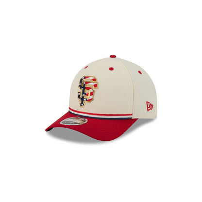 San Francisco Giants Independence Day 2026 Kids 9FORTY M-Crown Snapback Hat