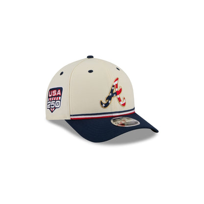 Atlanta Braves Independence Day 2026 Kids 9FORTY M-Crown Snapback Hat