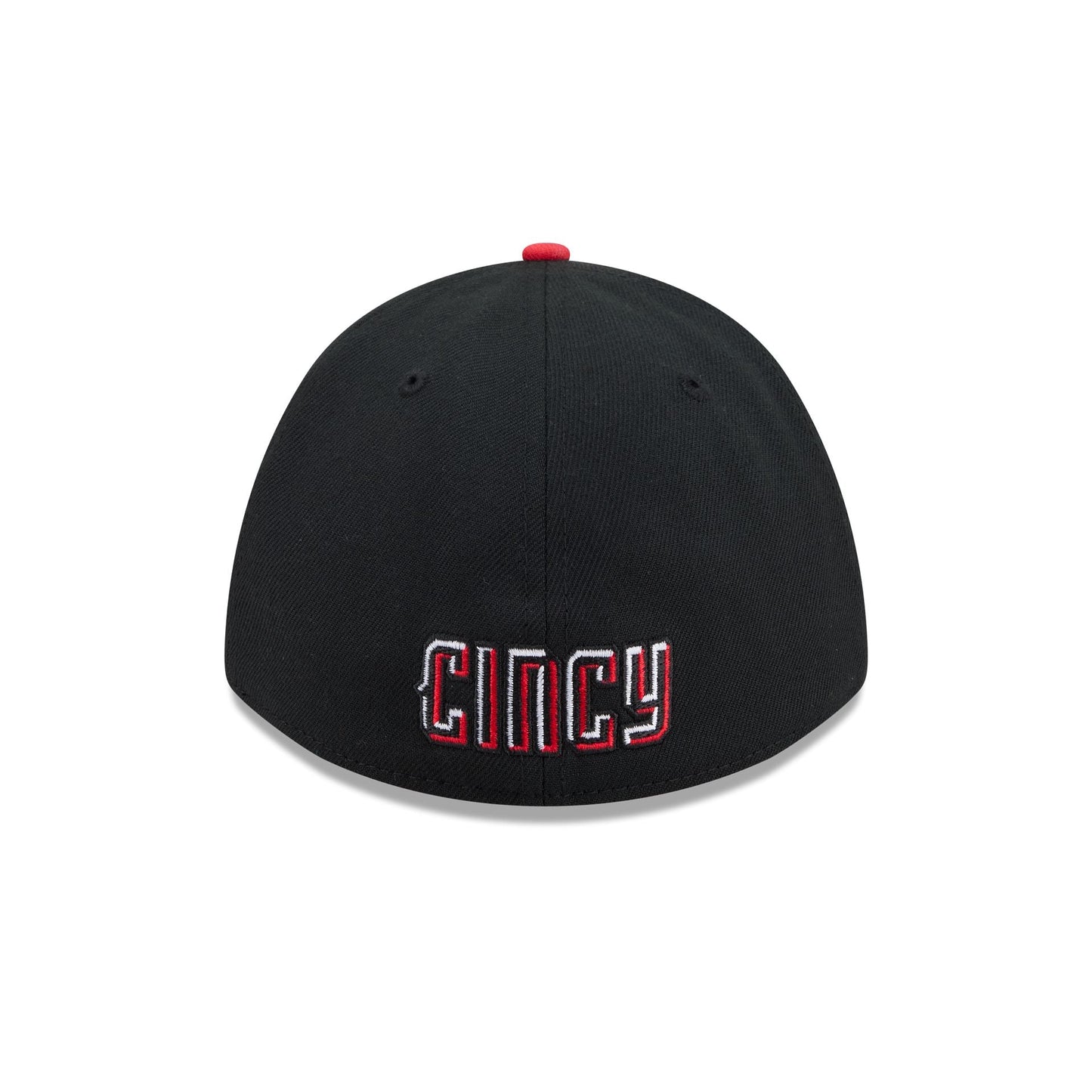 Cincinnati Reds 2026 City Connect Black 39THIRTY M-Crown Stretch Fit Hat
