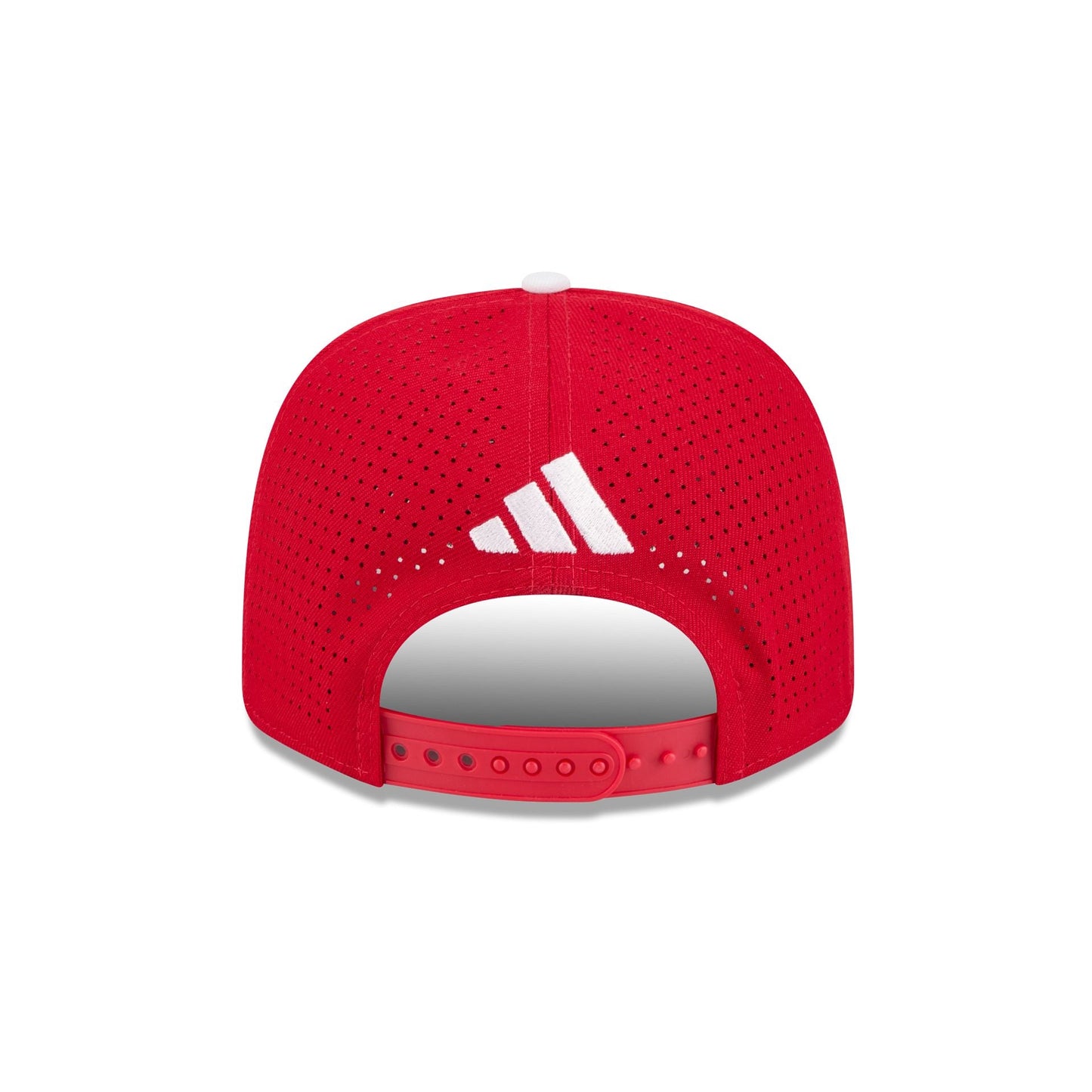New Era x adidas Nebraska Cornhuskers Scarlet 9SEVENTY Stretch-Snap Hat