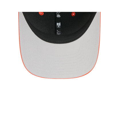 New Era x adidas Miami Hurricanes Black 9FORTY M-Crown Snapback Hat