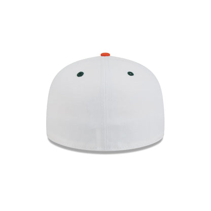 New Era x adidas Miami Hurricanes White 59FIFTY Fitted Hat