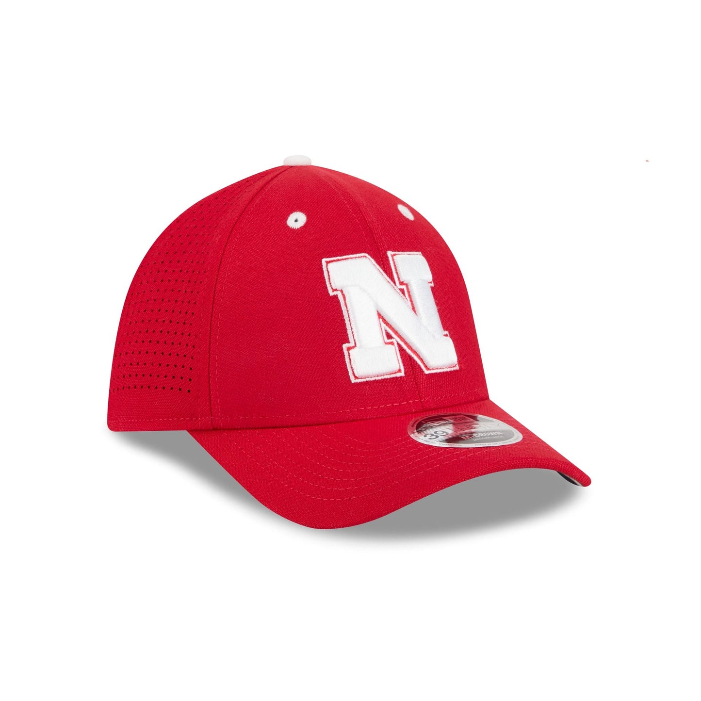 New Era x adidas Nebraska Cornhuskers 39THIRTY M-Crown Stretch Fit Hat