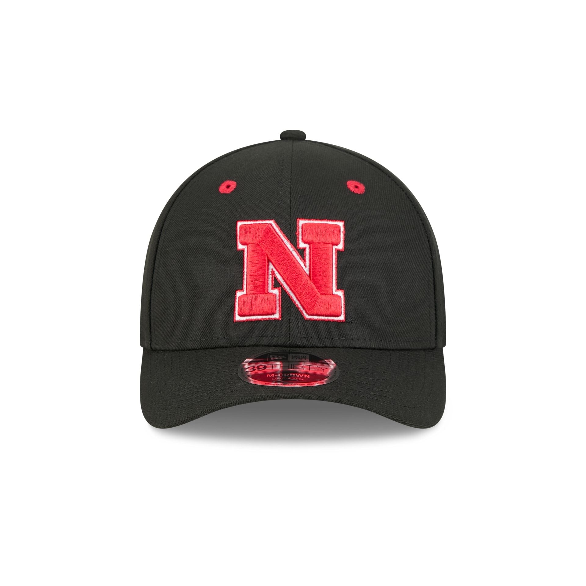 New Era x adidas Nebraska Cornhuskers Black 9FORTY M-Crown Snapback Hat