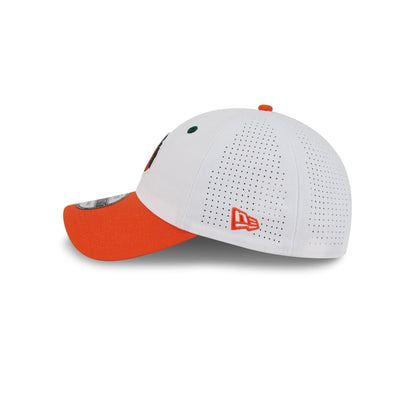 New Era x adidas Miami Hurricanes White Mascot 9TWENTY Adjustable Hat