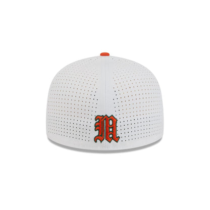 New Era x adidas Miami Hurricanes White Mascot 59FIFTY Fitted Hat