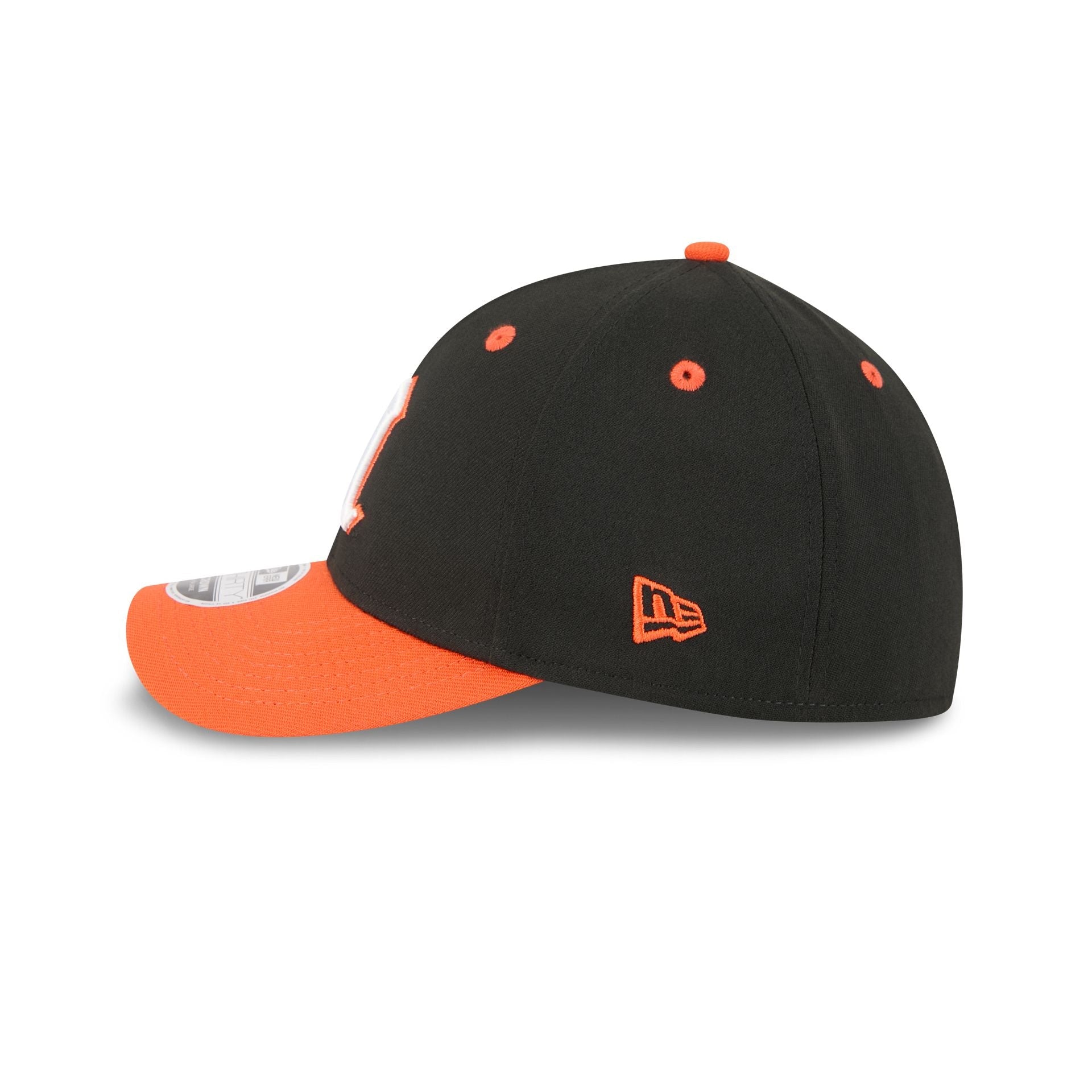 New Era x adidas Miami Hurricanes Black 39THIRTY M-Crown Stretch Fit Hat
