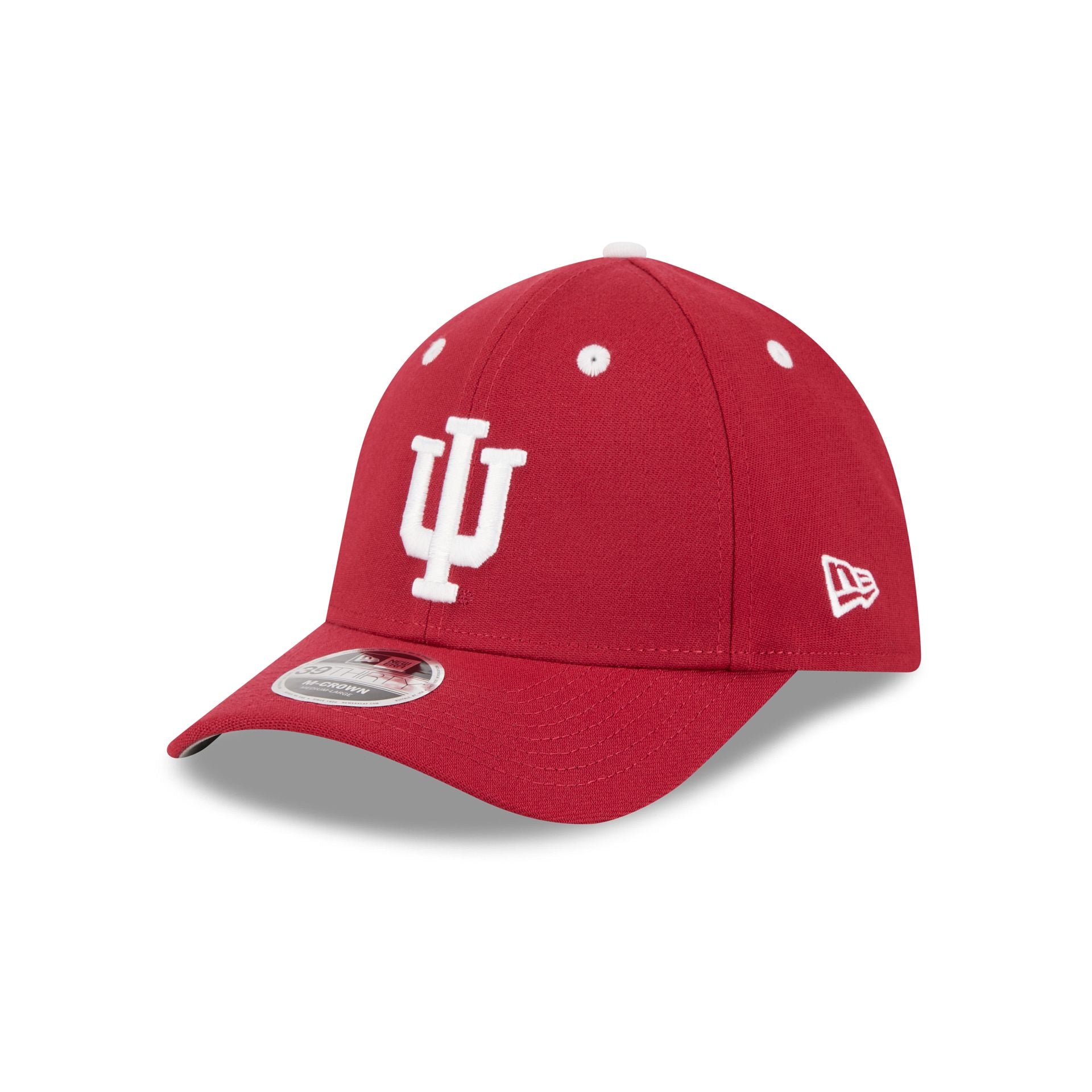 New Era x adidas Indiana Hoosiers 39THIRTY M-Crown Stretch Fit Hat