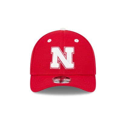 New Era x adidas Nebraska Cornhuskers Scarlet 9FORTY M-Crown Snapback Hat