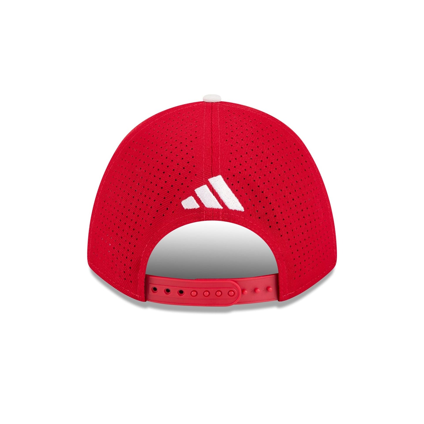 New Era x adidas Nebraska Cornhuskers Scarlet 9FORTY M-Crown Snapback Hat