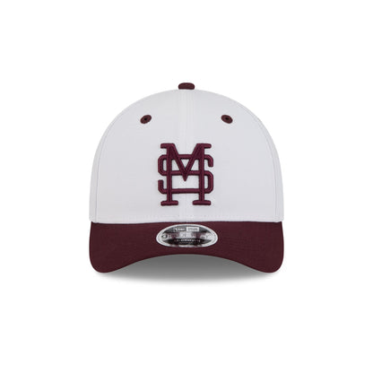 New Era x adidas Mississippi State Bulldogs White 9FORTY M-Crown Snapback Hat