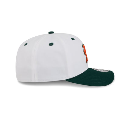 New Era x adidas Miami Hurricanes White 9SEVENTY Stretch-Snap Hat
