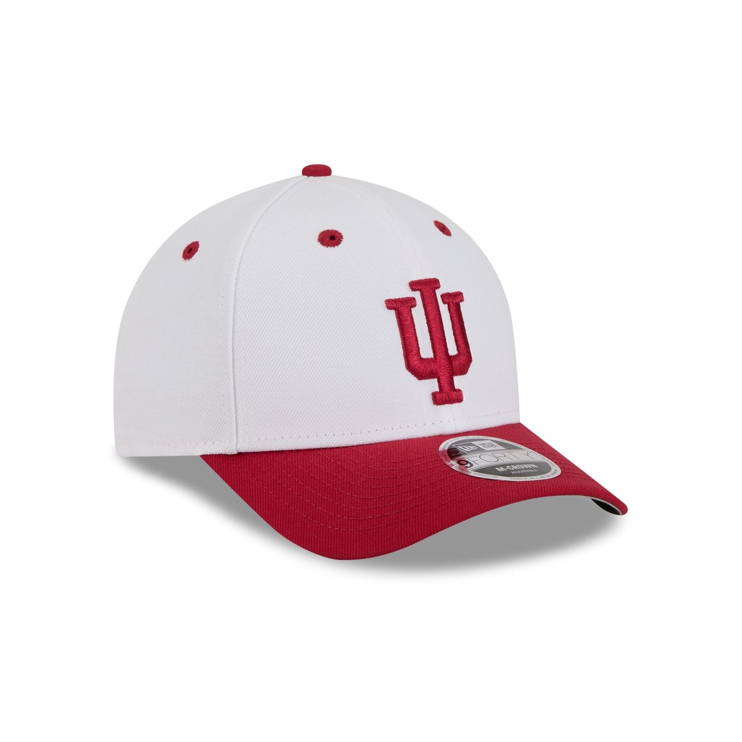 New Era x adidas Indiana Hoosiers White 9FORTY M-Crown Snapback Hat
