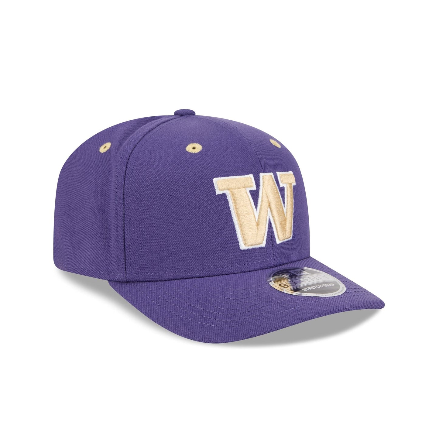 New Era x adidas Washington Huskies Purple 9SEVENTY Stretch-Snap Hat