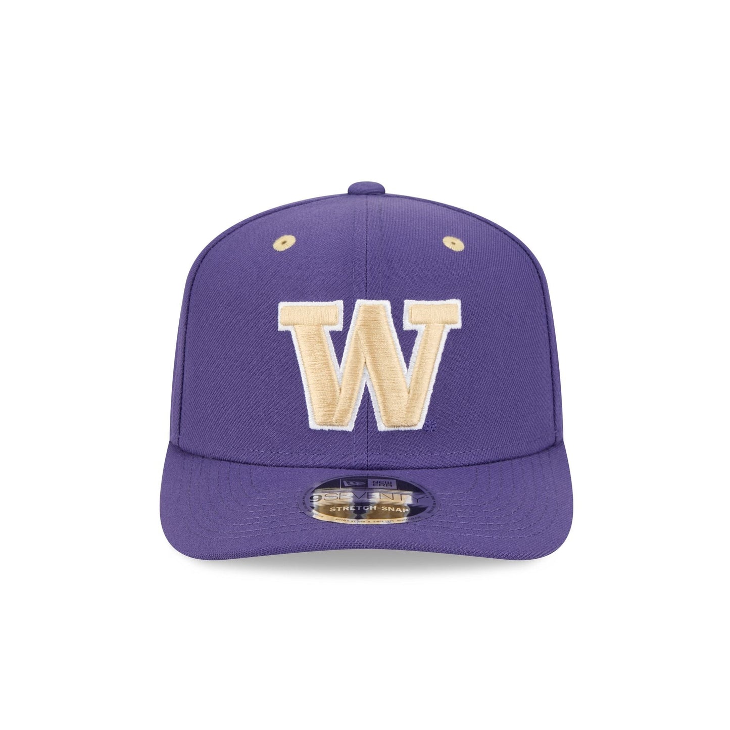 New Era x adidas Washington Huskies Purple 9SEVENTY Stretch-Snap Hat