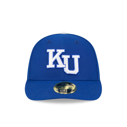 New Era x adidas Kansas Jayhawks Low Profile 59FIFTY Fitted Hat