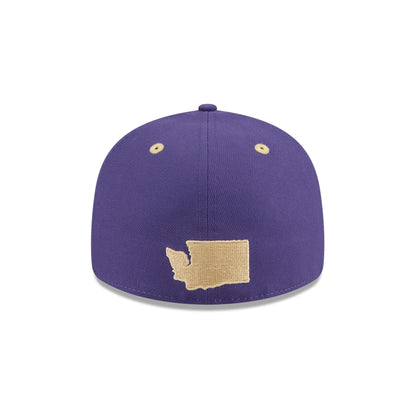 New Era x adidas Washington Huskies Purple Low Profile 59FIFTY Fitted Hat