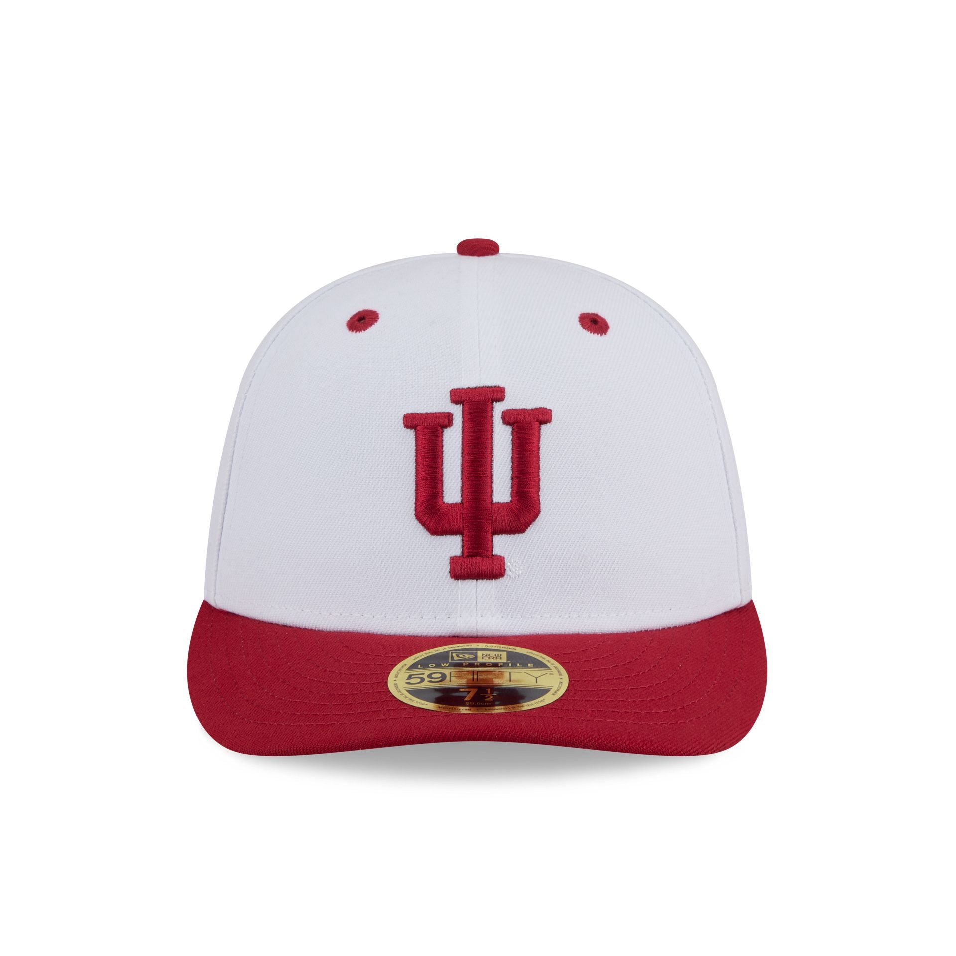 New Era x adidas Indiana Hoosiers White Low Profile 59FIFTY Fitted Hat