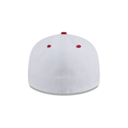 New Era x adidas Indiana Hoosiers White Low Profile 59FIFTY Fitted Hat