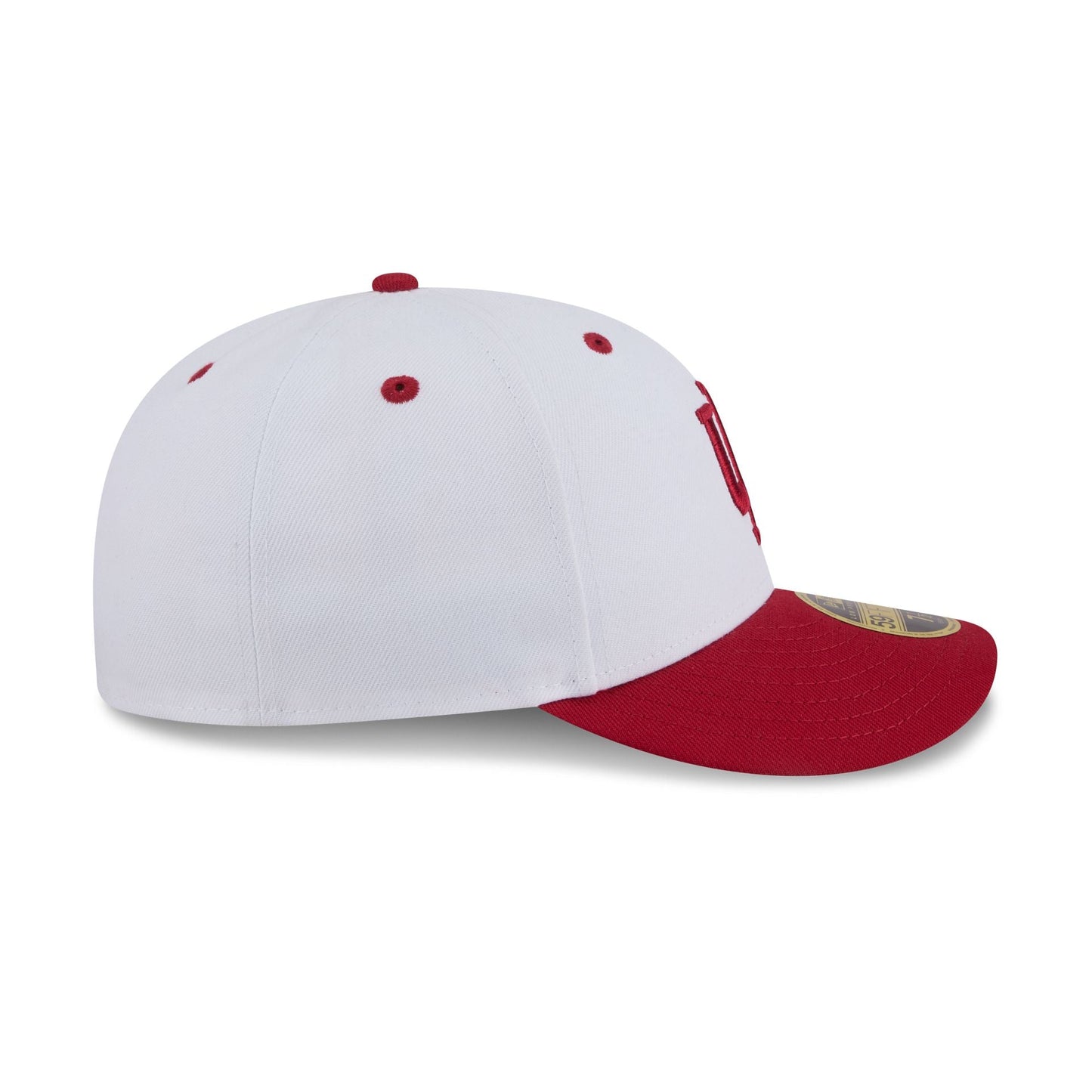 New Era x adidas Indiana Hoosiers White Low Profile 59FIFTY Fitted Hat