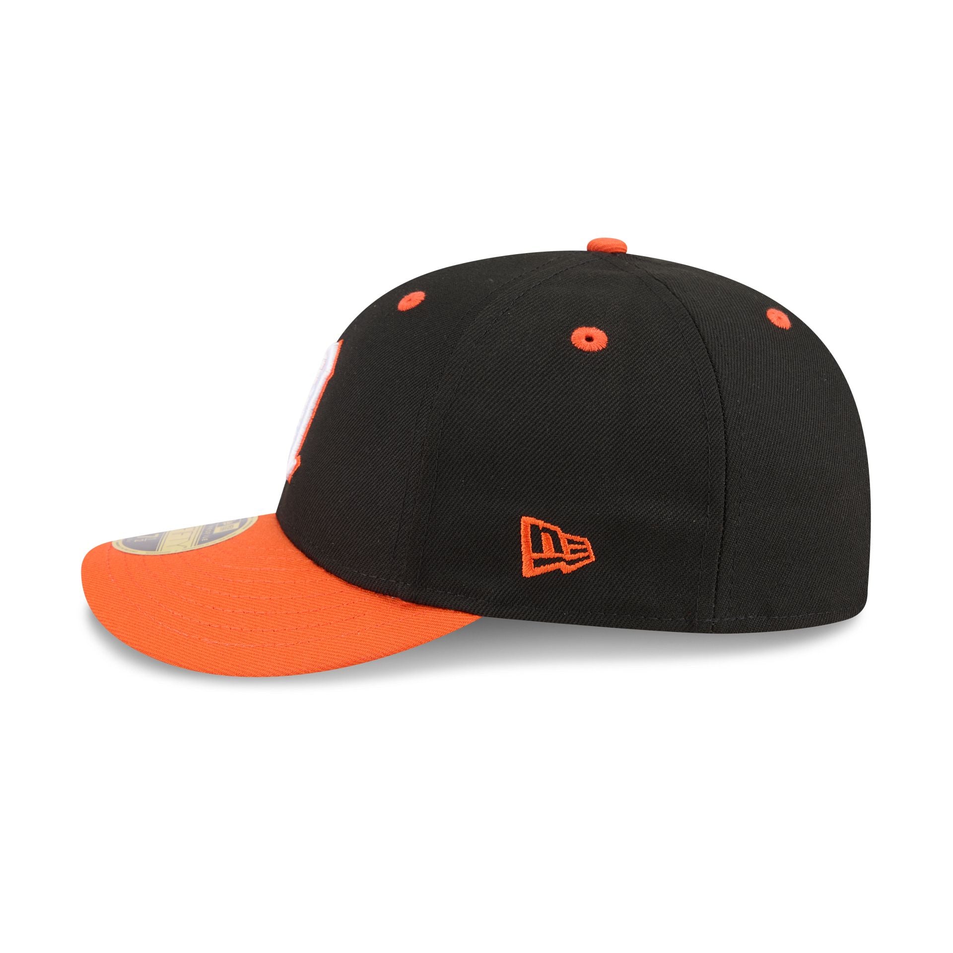 New Era x adidas Miami Hurricanes Black Low Profile 59FIFTY Fitted Hat
