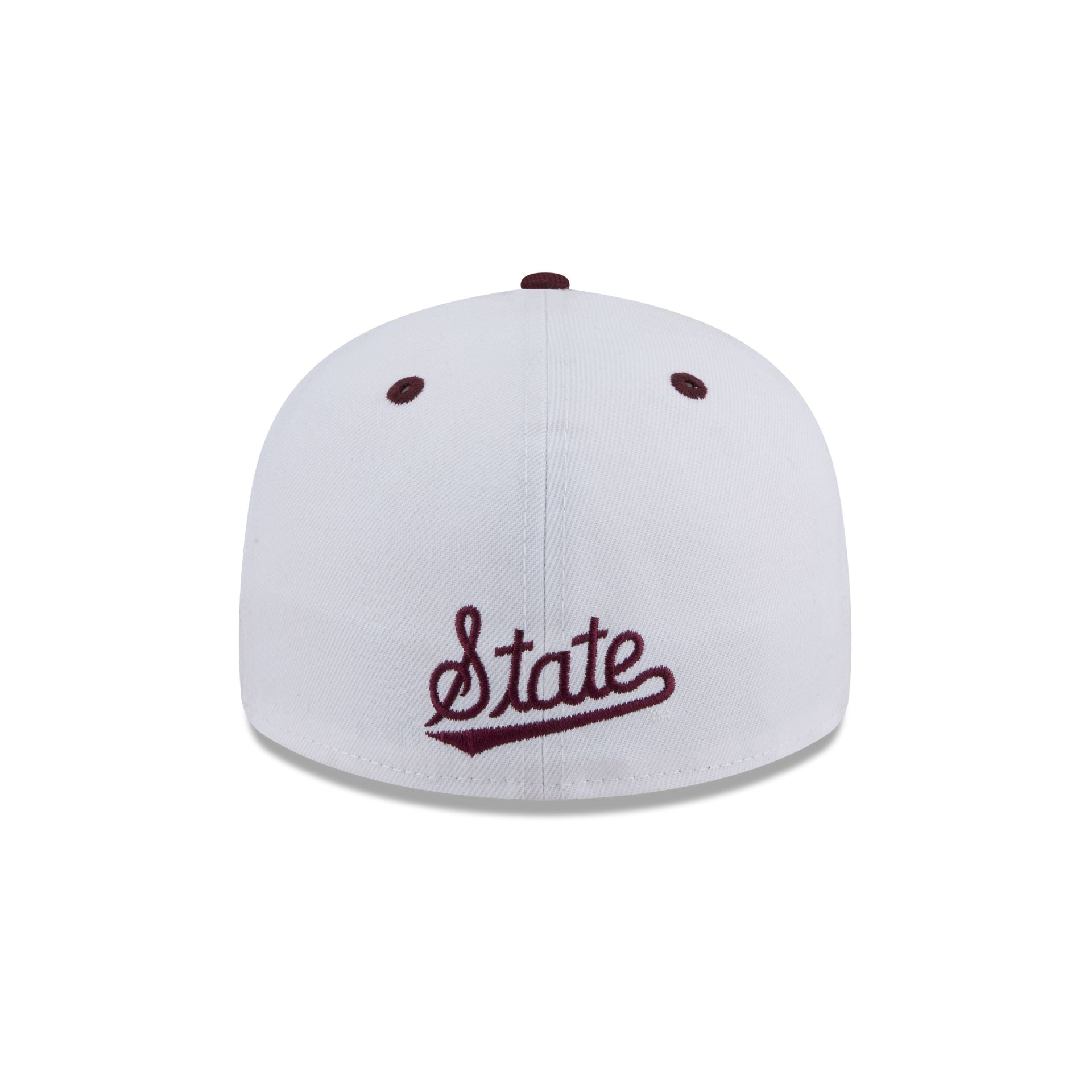 New Era x adidas Mississippi State Bulldogs White Low Profile 59FIFTY Fitted Hat