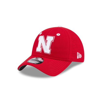 New Era x adidas Nebraska Cornhuskers Scarlet 9TWENTY Adjustable Hat