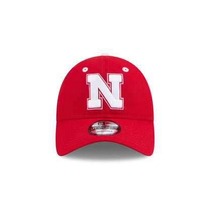 New Era x adidas Nebraska Cornhuskers Scarlet 9TWENTY Adjustable Hat