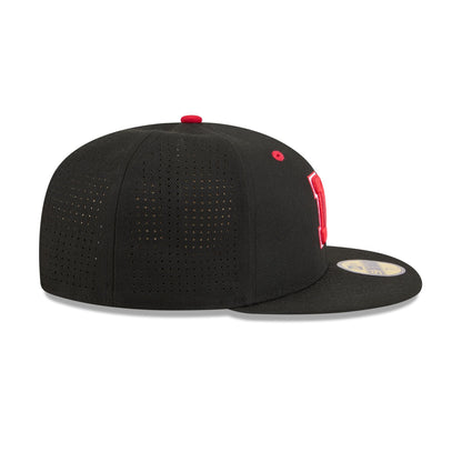 New Era x adidas Nebraska Cornhuskers Black 59FIFTY Fitted Hat