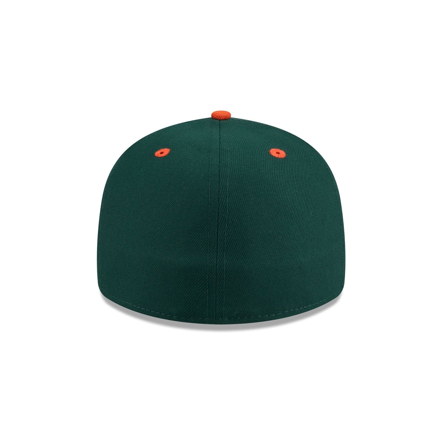 New Era x adidas Miami Hurricanes Dark Green Low Profile 59FIFTY Fitted Hat
