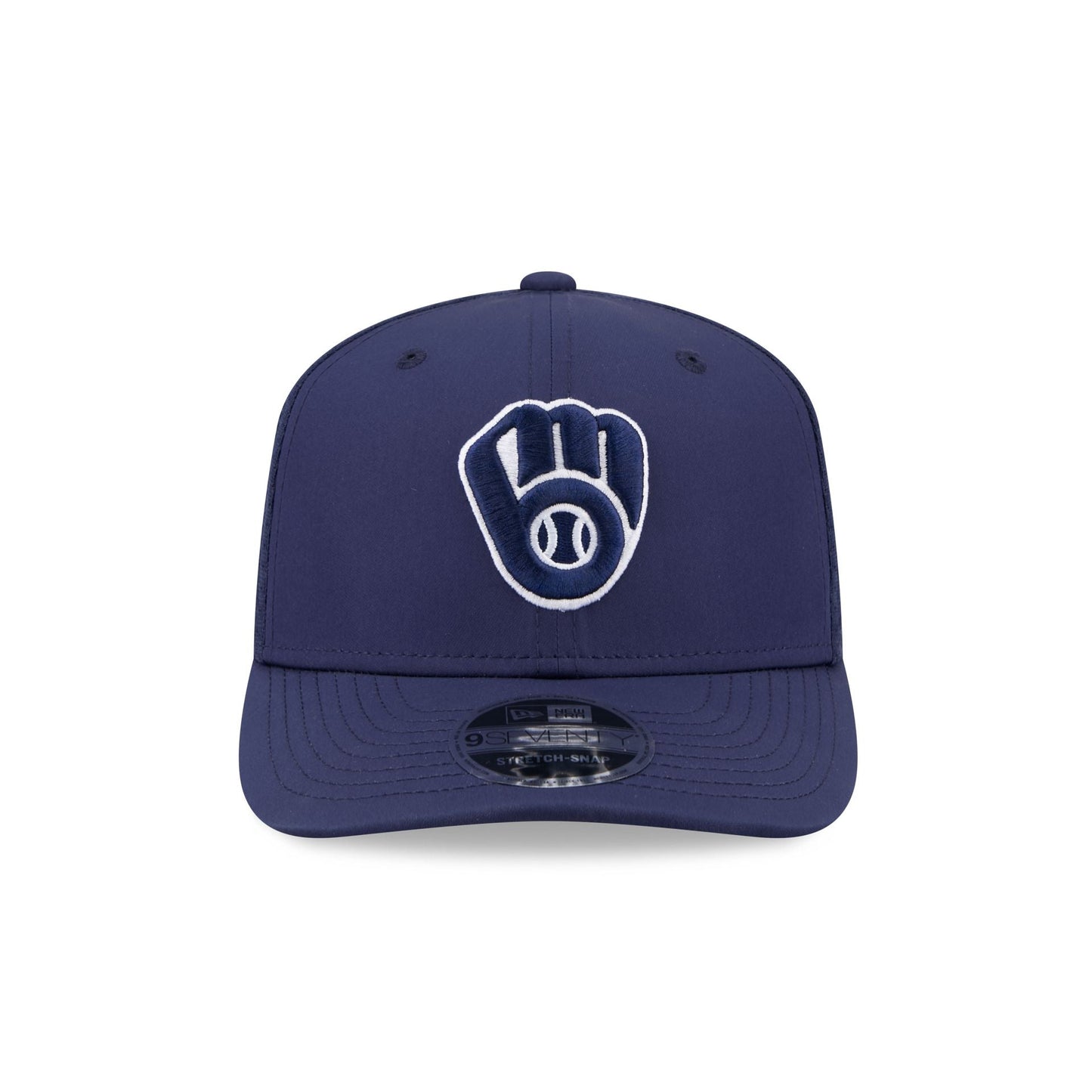 Milwaukee Brewers 2026 Batting Practice Fan Pack 9SEVENTY Stretch-Snap Hat