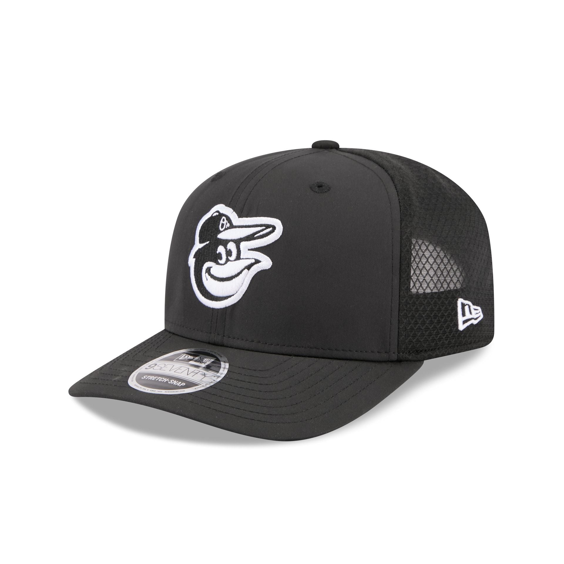 Baltimore Orioles 2026 Batting Practice Fan Pack 9SEVENTY Stretch-Snap Hat
