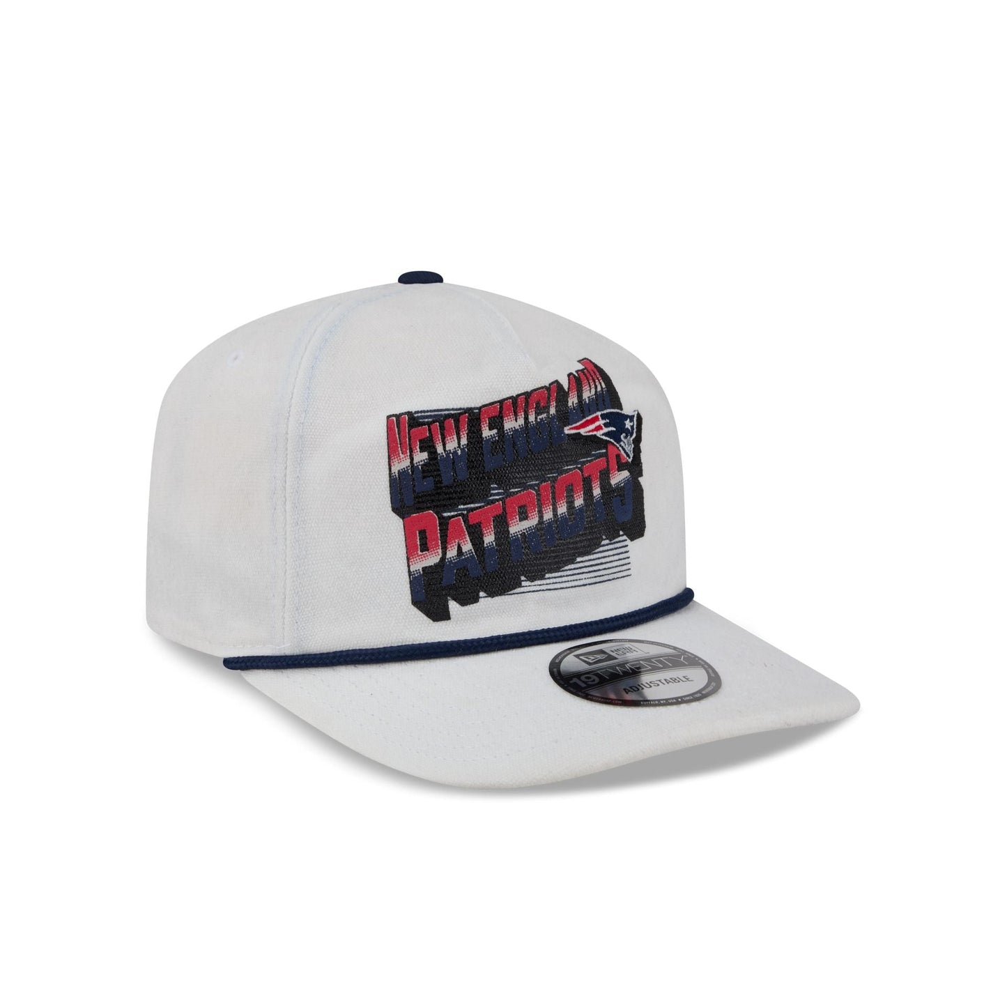 New England Patriots Duck Cloth 19TWENTY Adjustable Hat