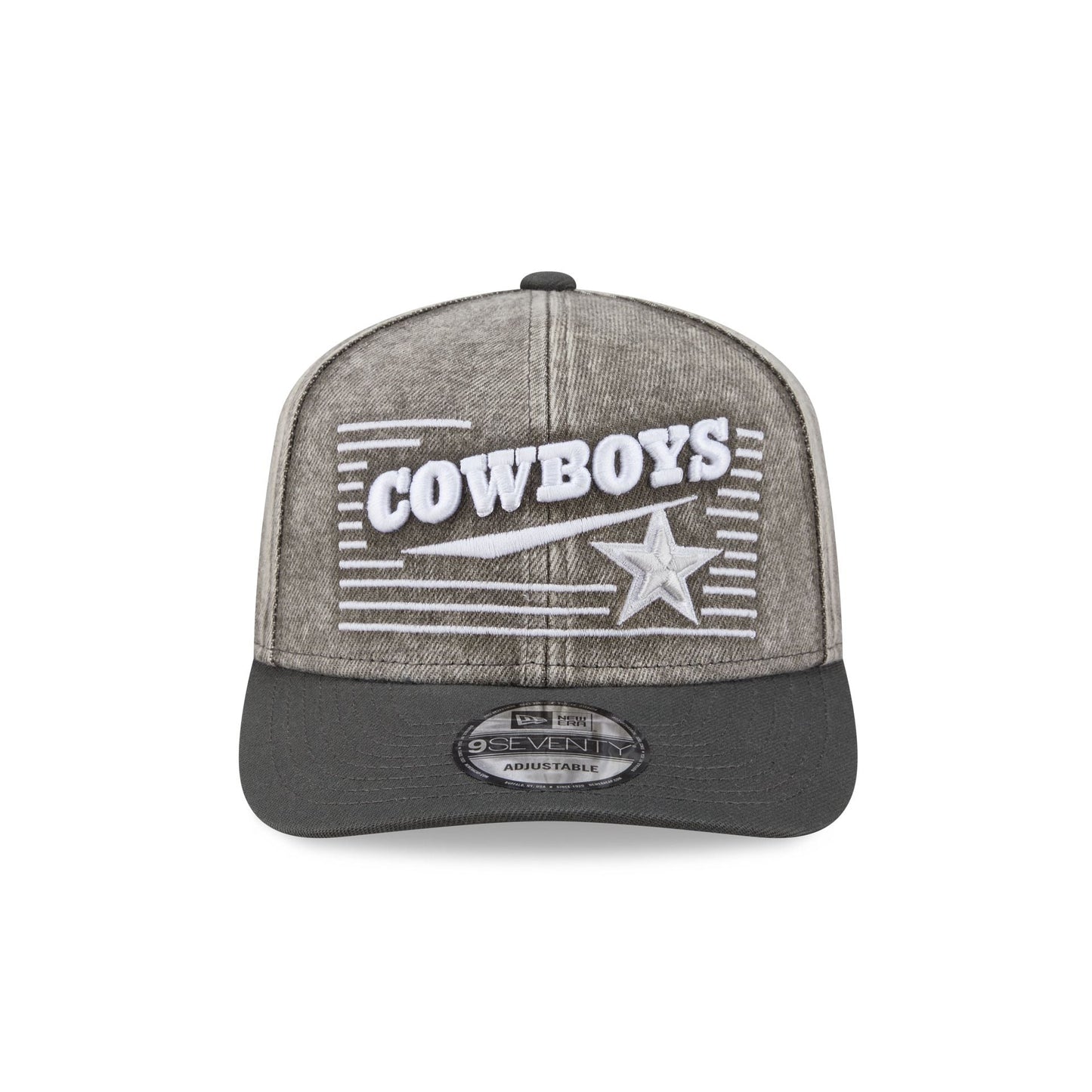 Dallas Cowboys Washed Denim 9SEVENTY Adjustable Hat