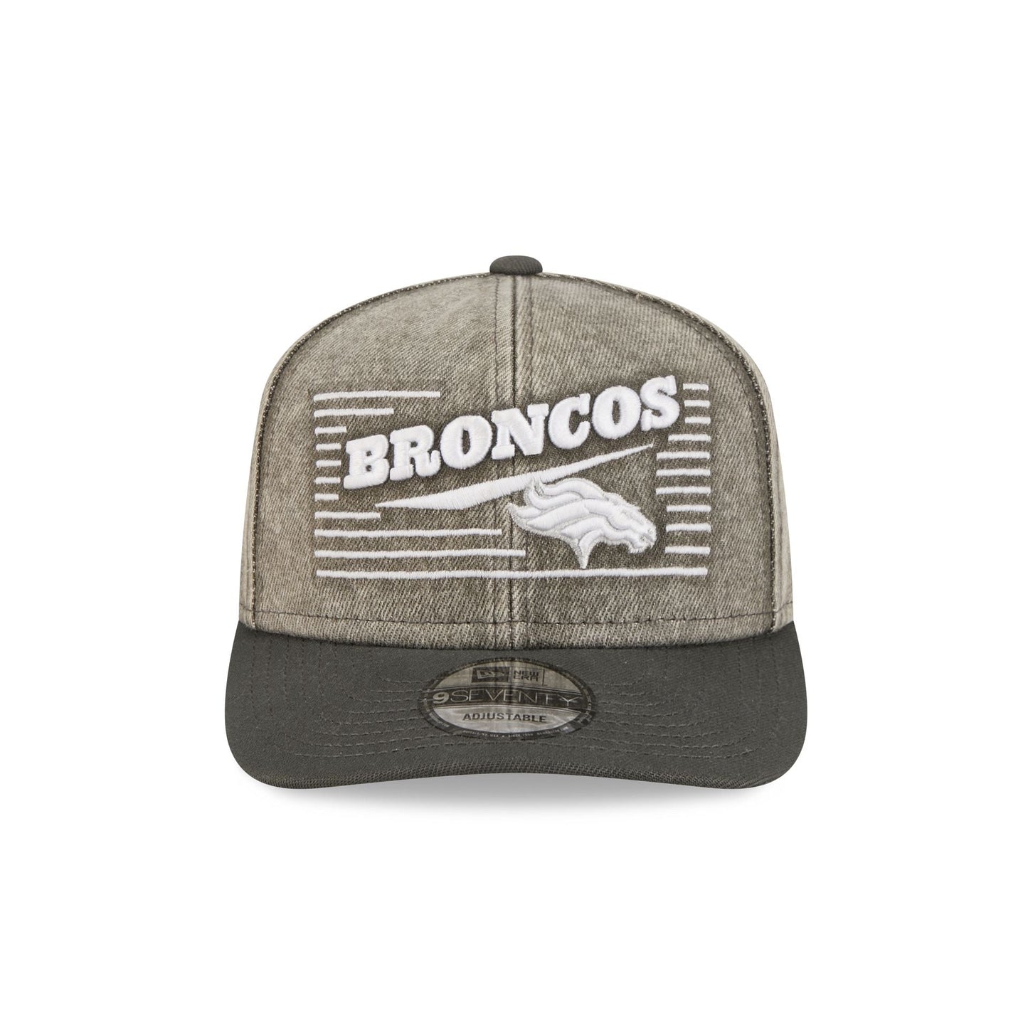 Denver Broncos Washed Denim 9SEVENTY Adjustable Hat