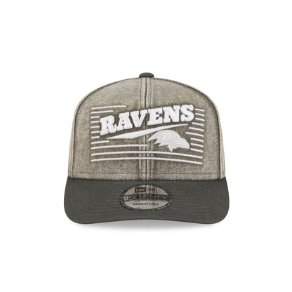 Baltimore Ravens Washed Denim 9SEVENTY Adjustable Hat