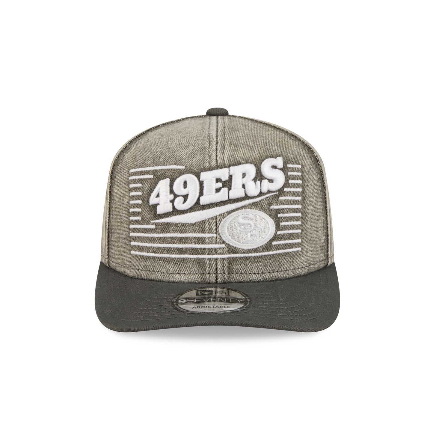 San Francisco 49ers Washed Denim 9SEVENTY Adjustable Hat