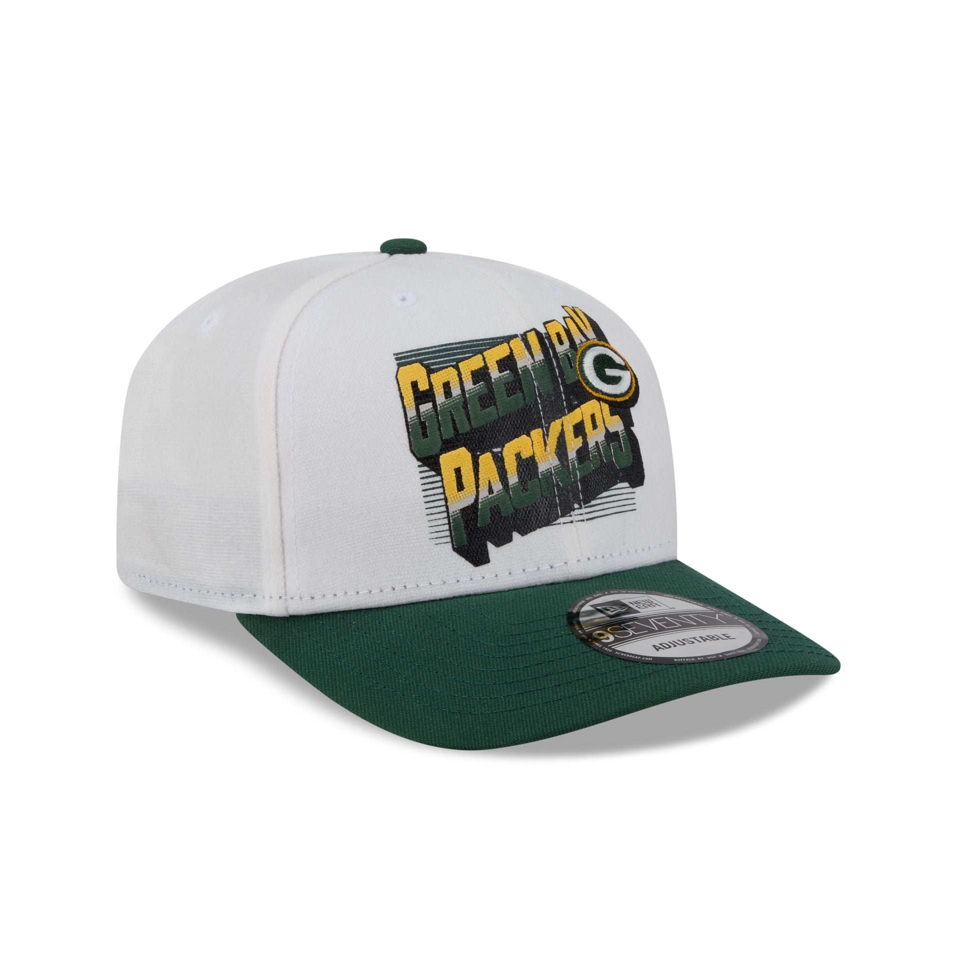 Green Bay Packers Duck Cloth 9SEVENTY Adjustable Hat