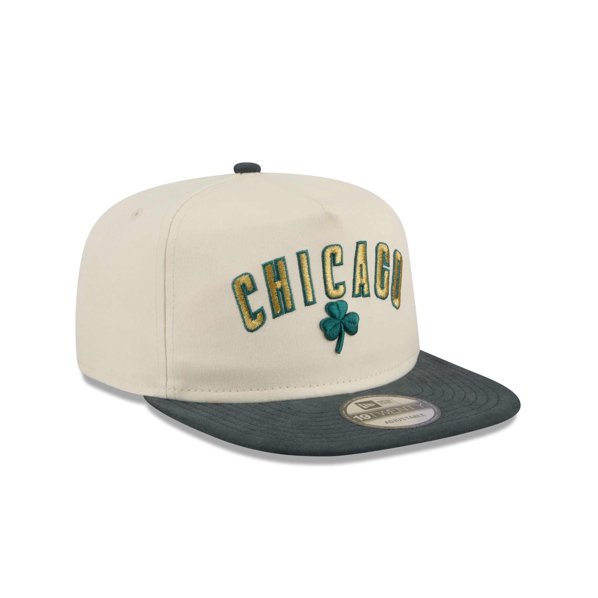 Chicago Cubs Metallic Logo 19TWENTY Adjustable Hat