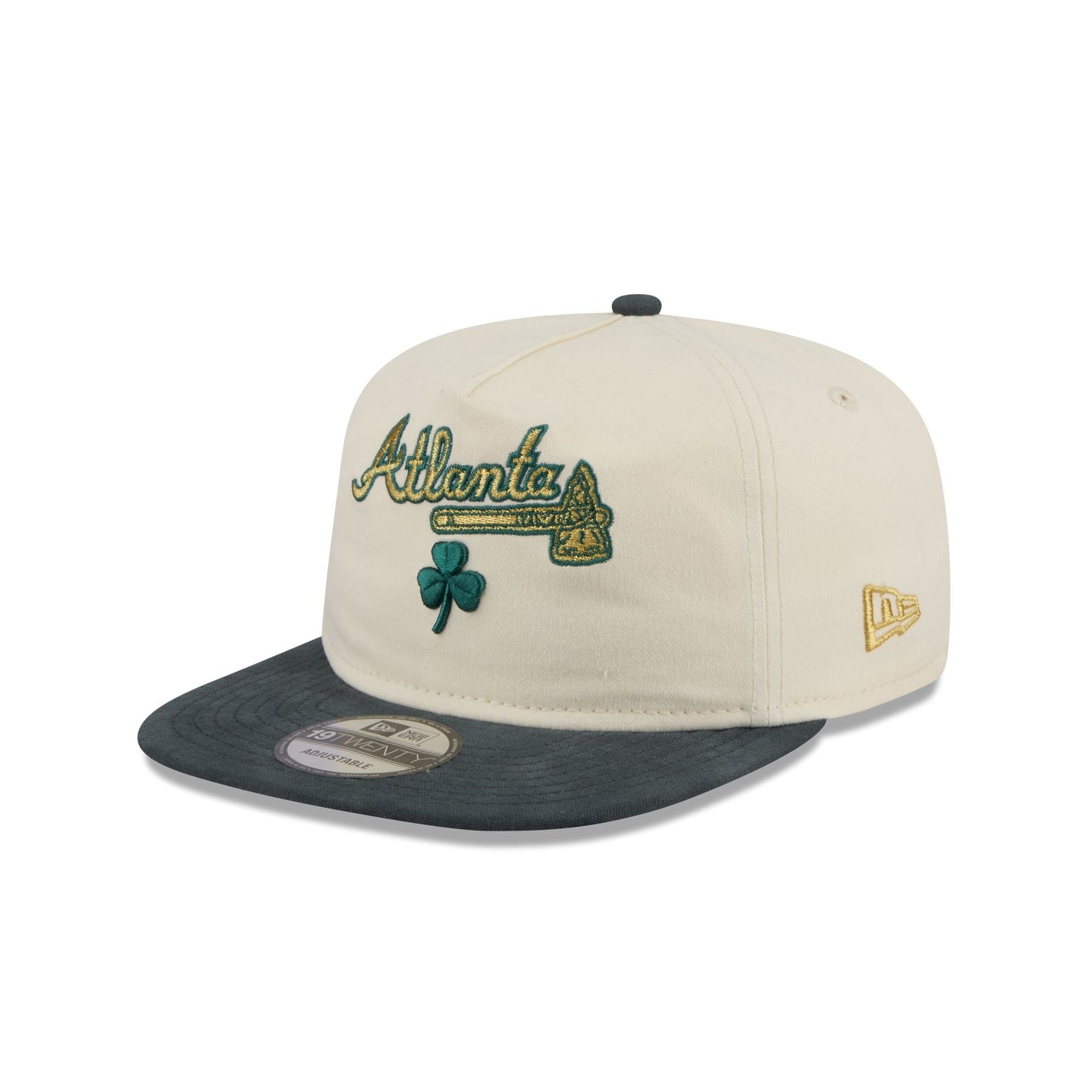 Atlanta Braves Metallic Logo 19TWENTY Adjustable Hat