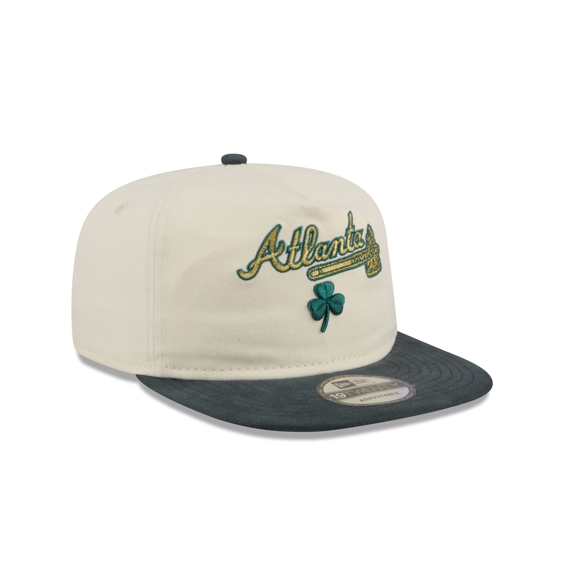Atlanta Braves Metallic Logo 19TWENTY Adjustable Hat